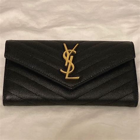 ysl monogram large flap wallet